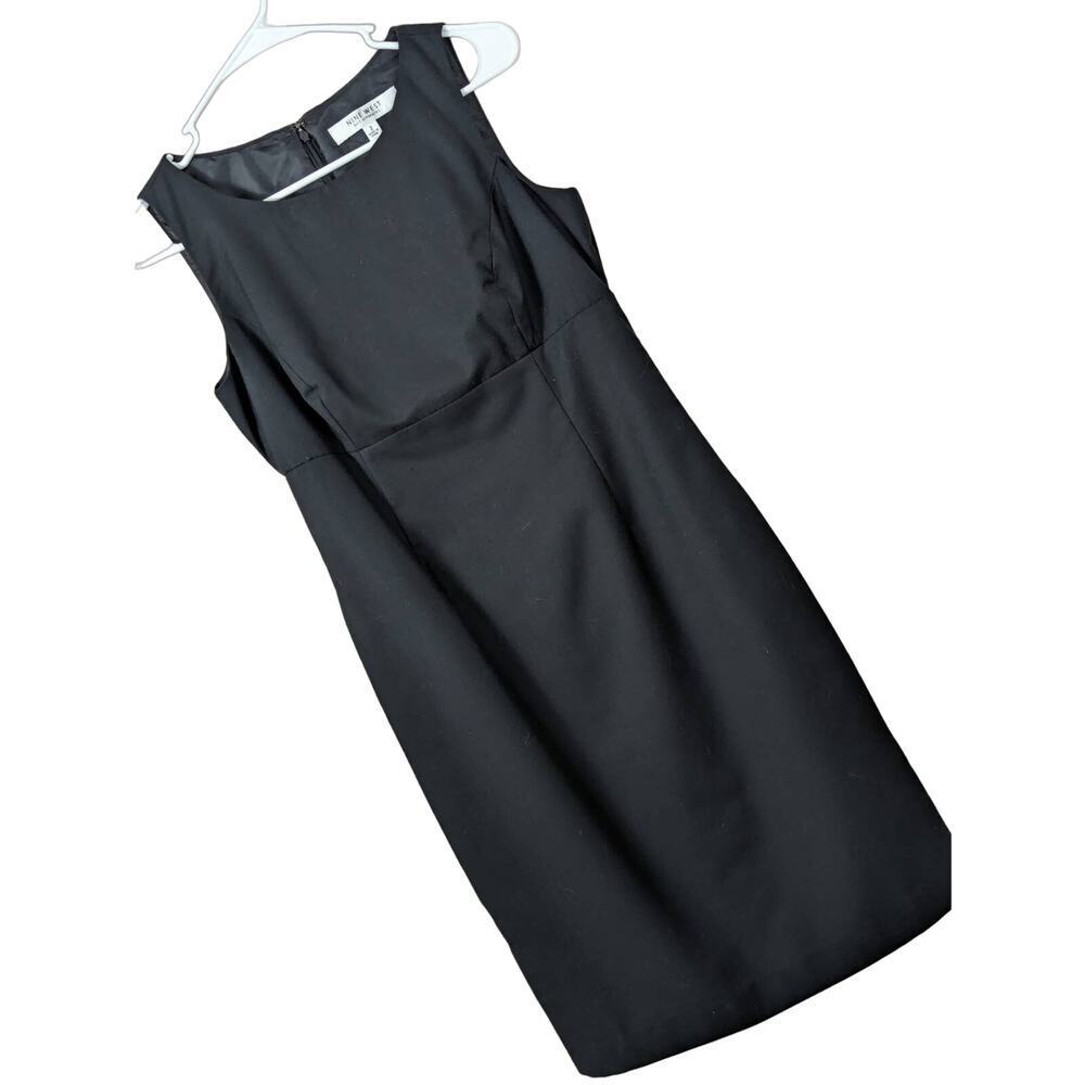 NINE WEST! BEAUTIFUL "LITTLE BLACK DRESS", BLACK, TAILORED! SZ 2